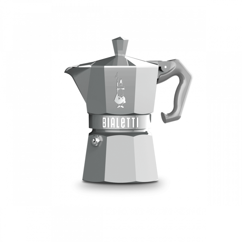 Bialetti -  Moka Exclusive moka konvička, 3 šálky, různé barvy - Moka Exclusive: černá