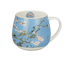 Duo - porcelain barrel mug Almond Blossom - V. Van Gogh, 430 ml