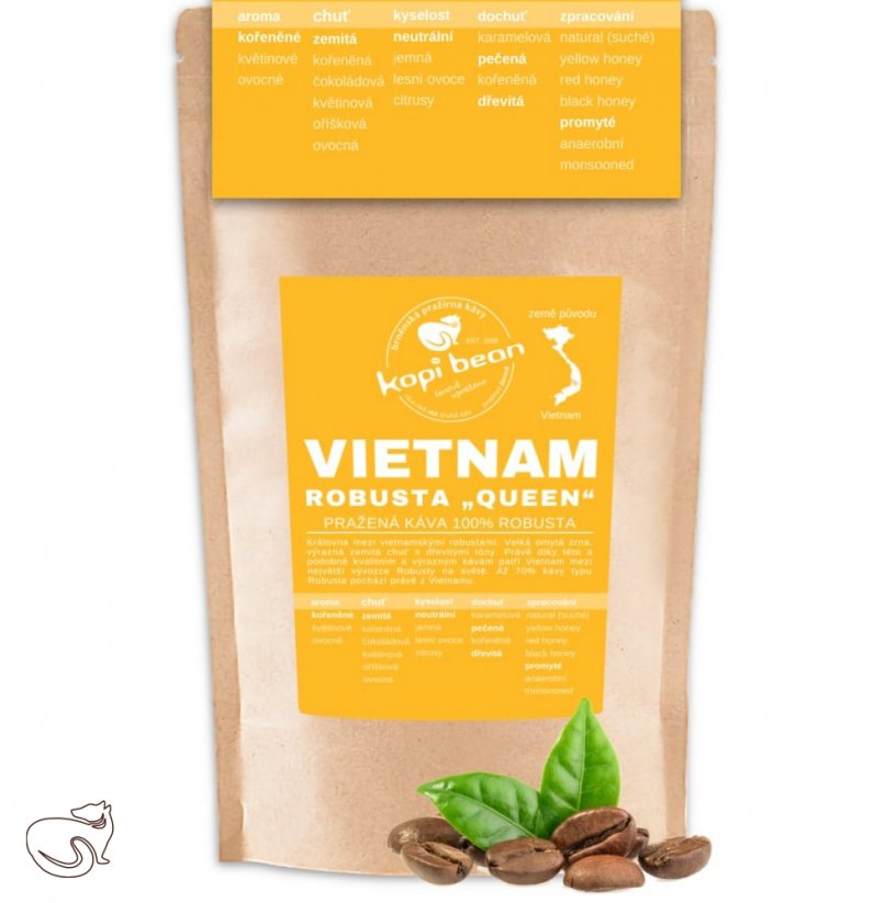 В'єтнамська "Королева" Робуста - свіжообсмажена кава,мін. 50 г