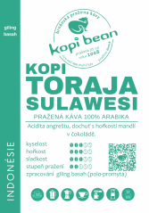 Kopi Toraja Sulawesi - fresh roasted coffee, min. 50g