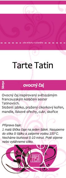 Tarte Tatin - ovocný čaj aromatizovaný, min. 50g