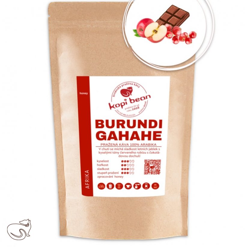 Burundi Gahahe - čerstvě pražená káva, min. 50 g