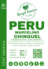 Peru La Lucuma Marcelino Chinguel - čerstvě pražená káva, min. 50 g