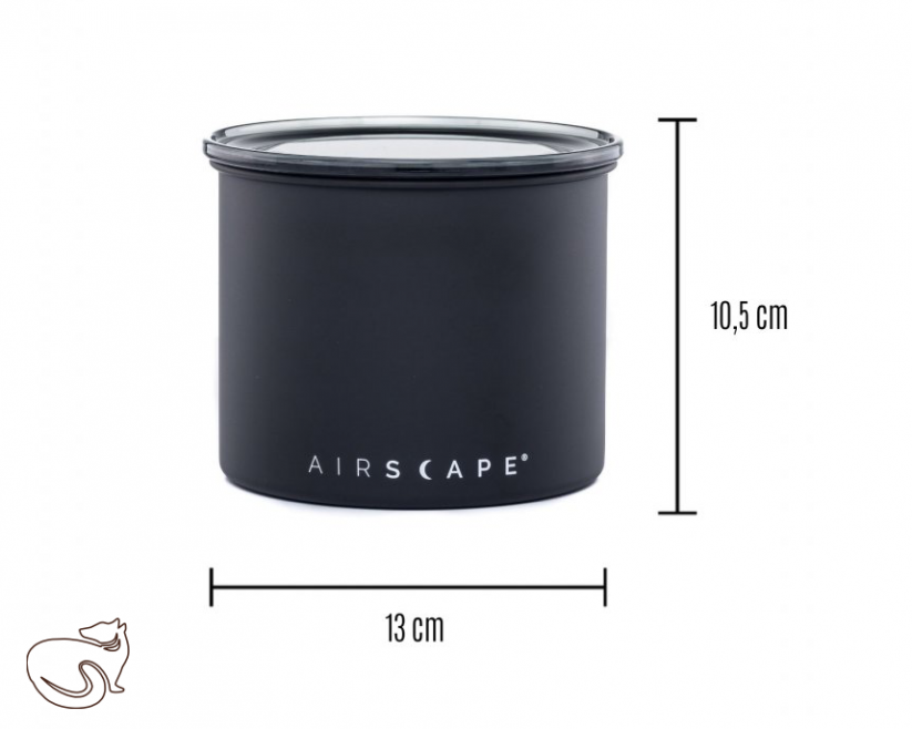 Airscape - Вакуумна банка для кави матово-жовта, 300 г