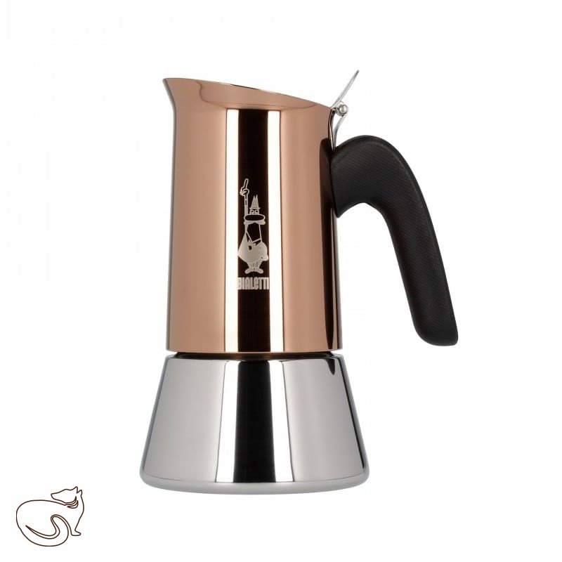 Bialetti - VENUS Copper, indukční kávovar, moka konvice, objem 4 šálky