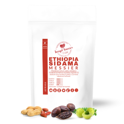 Ethiopia Sidama - Messier, čerstvě pražená káva, min. 50 g
