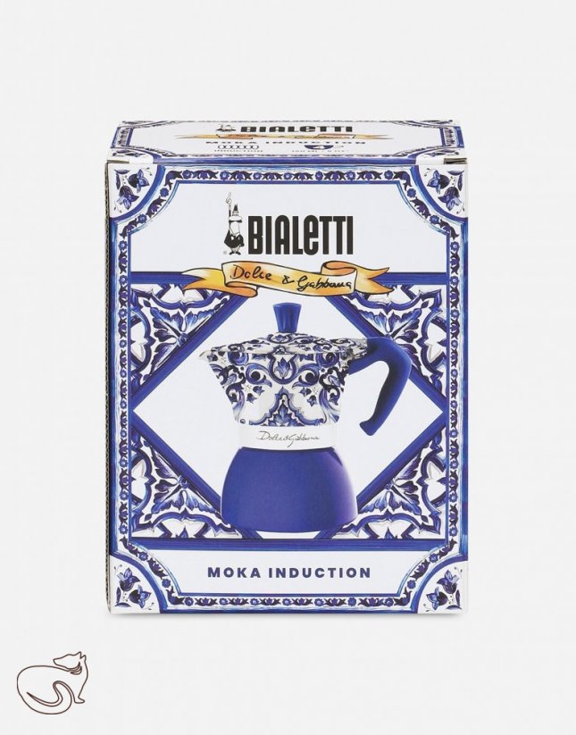 Bialetti - Moka Express Dolce & Gabbana indukční, Modrá, 4 šálky