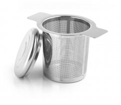 kawio - Stainless steel Tea strainer with lid, 1ks