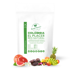 Colombia El Placer Caturra Red natural fermented – čerstvě pražená Arabika, min. 50 g