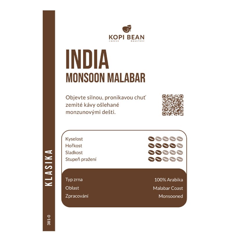 India Malabar AA, Monsooned