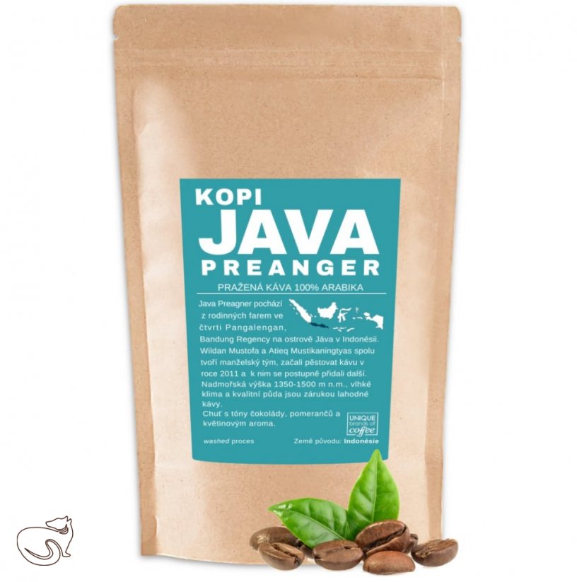 Kopi Java Preagner - čerstvě pražená káva, min. 50g