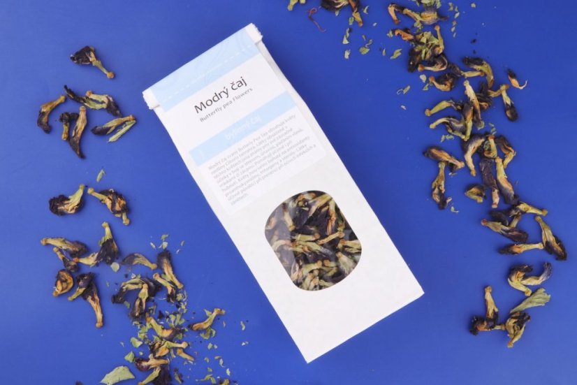 Modrý čaj Butterfly Pea – Květy Klitorie ternatské