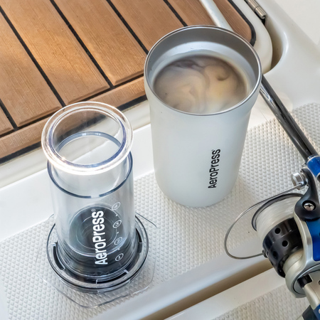 AeroPress® Go Plus - travel coffee machine, cream