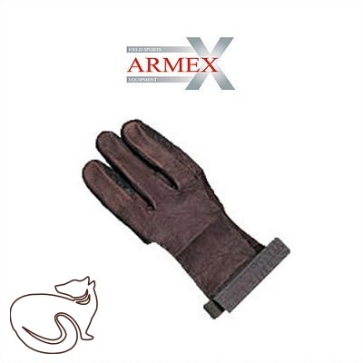 Lukostřelecká kožená ARMEX rukavice velikost L
