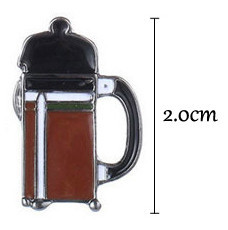 Připínáček na oblečení - French press