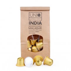 UNIQCAPS India Monsoon Malabar AA, капсули для Nespresso® свіжообсмаженої кави, мін. 10 шт