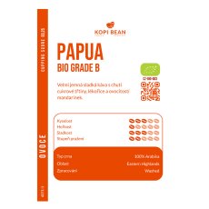 Papua New Guinea Grade B BIO, washed
