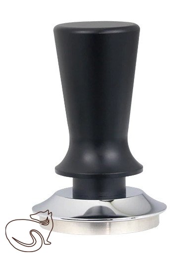 kawio - Tamper, černý pěchovač na kávu s kontrolou tlaku, průměr 58 mm 1ks