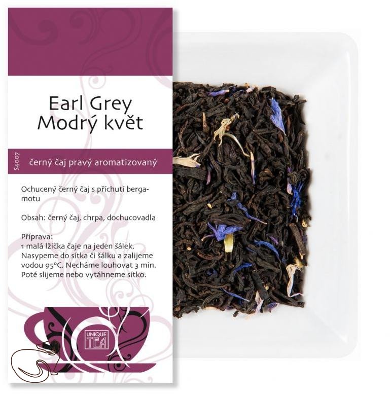 Earl Grey Modrý květ - černý čaj aromatizovaný, min. 50g