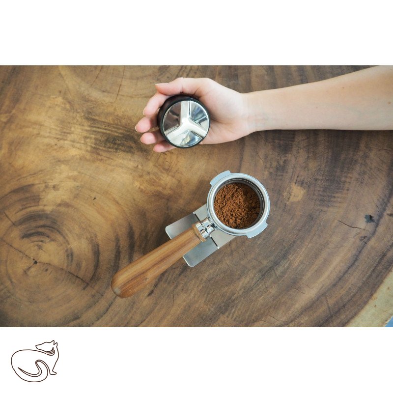kawio - Pěchovač na kávu 51mm leveler (s vlnitým povrchem) kawio  Barista 1ks