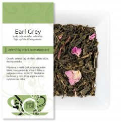 Earl Grey - zelený čaj aromatizovaný, min. 50g