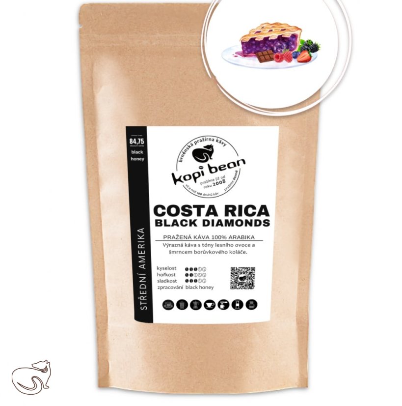 Costa Rica Black Diamonds - freshly roasted coffee, min. 50g