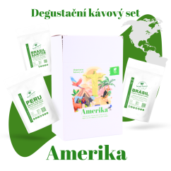 Degustační set káv Cesta po Americe 3x50g