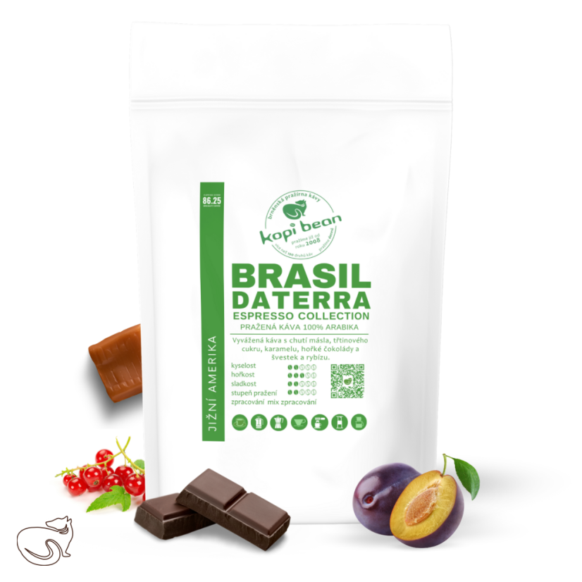 Brasil Daterra Espresso Collection - čerstvě pražená káva, min. 50 g