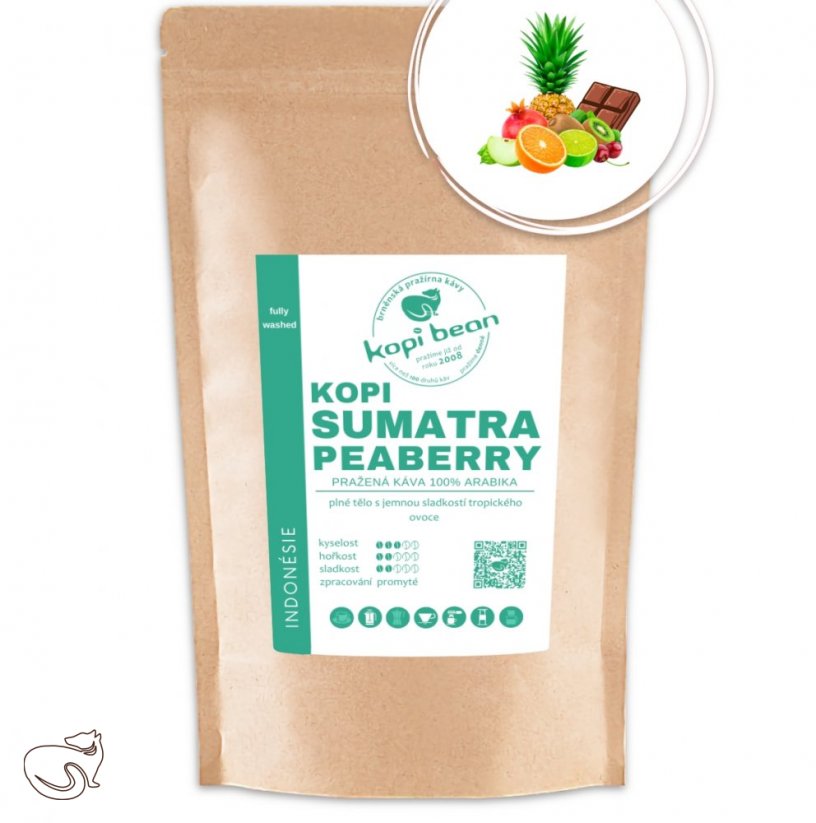 Sumatra Super Peaberry - свіжообсмажена кава, хв. 50г