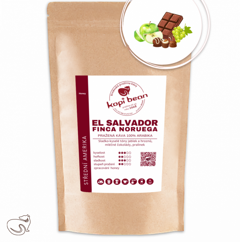 El Salvador Noruega – čerstvě pražená káva, min. 50 g