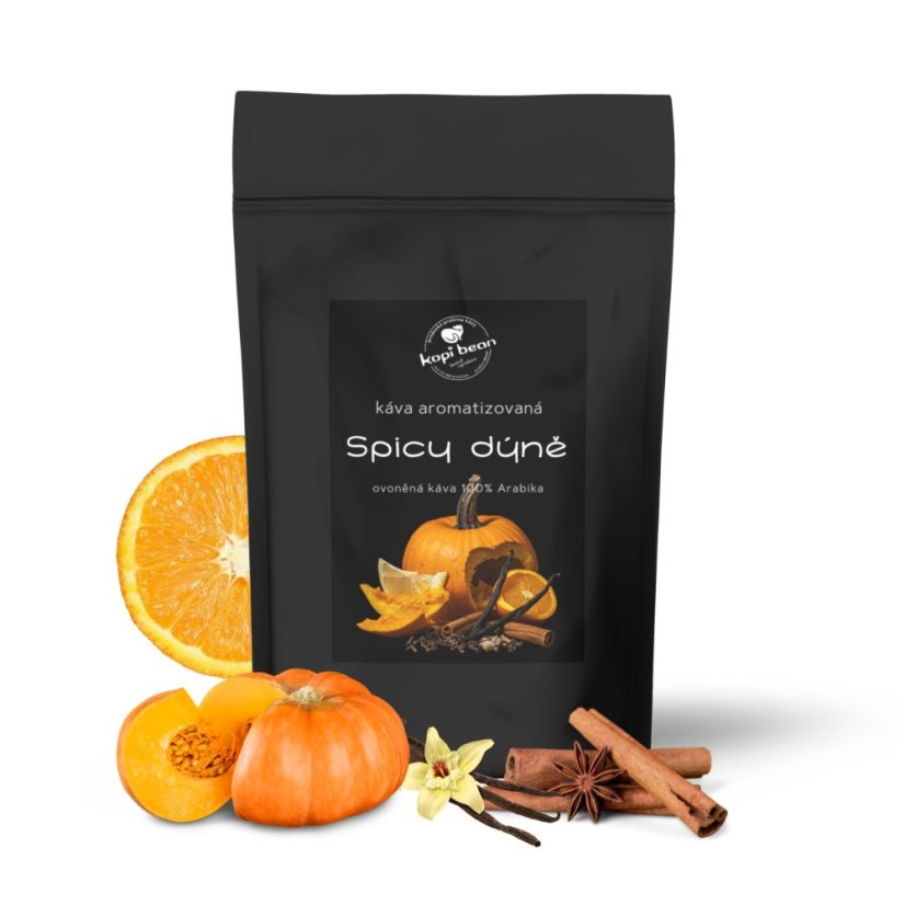 Spicy dýně - ochutená káva, min. 50 g