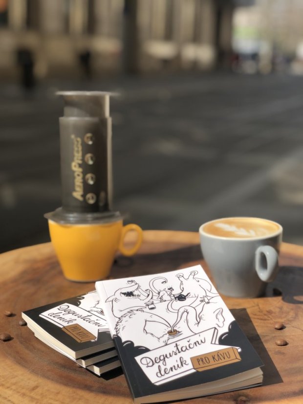 Degustační deník na kávu diář