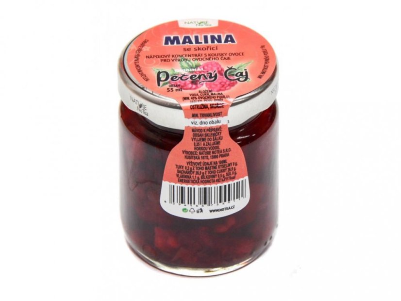 Pečený čaj 60ml, různé příchutě - Příchuť: Malina se skořicí