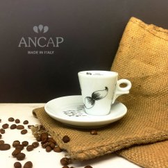dAncap - šálek na espresso Lazebník Sevillský černý, 70 ml