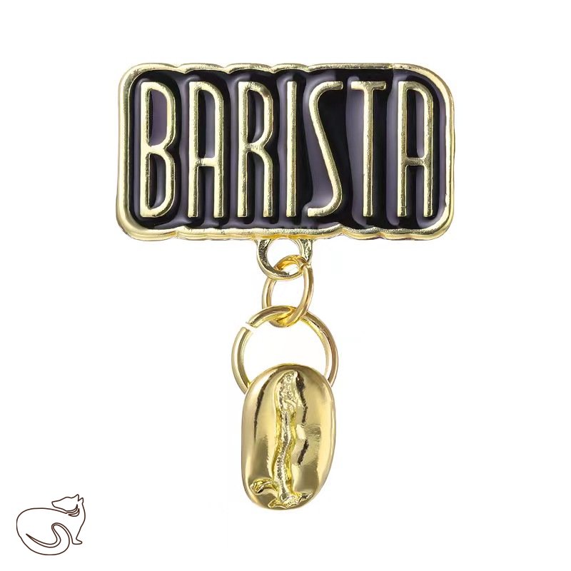 Pin, Barista clothing badge