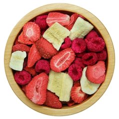 Ovocná směs lyofilizovaná (banán, jahoda, malina), 30g