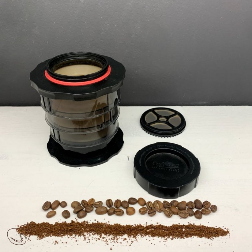 Дорожня ручна кавоварка Cafflano Compact black