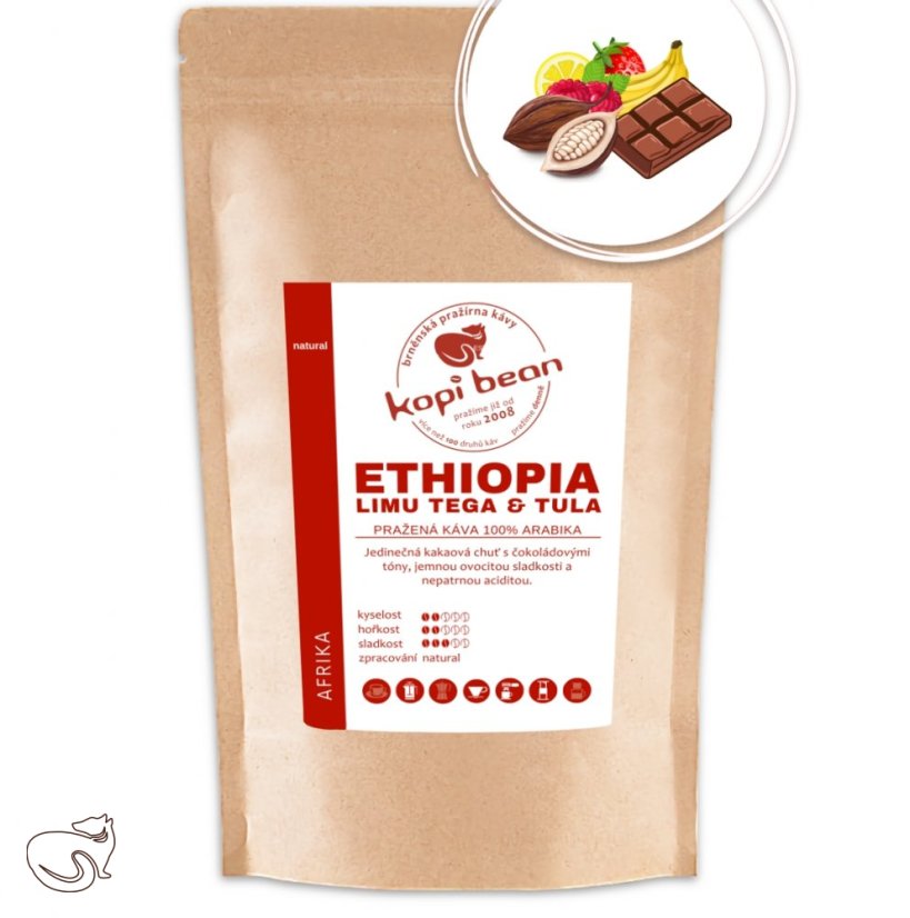 Ethiopia Limu - čerstvě pražená káva, min. 50g