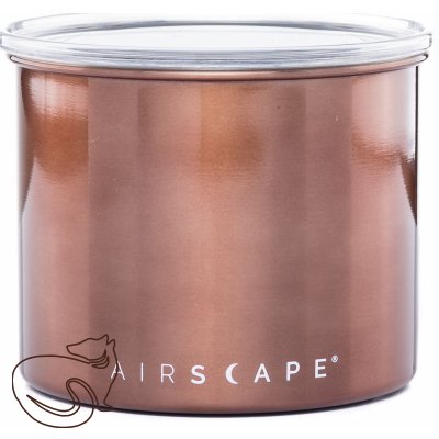 Airscape - Vakuová dóza na kávu brushed copper, 300 g