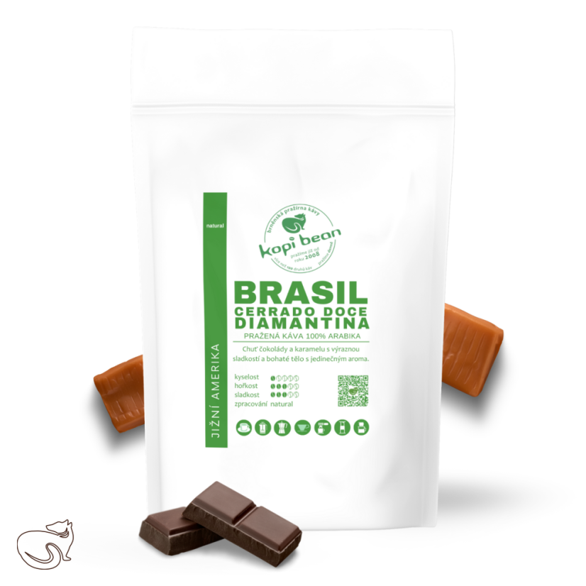 Brasil Cerrado Doce Diamantina - свіжообсмажена кава, мін. 50г