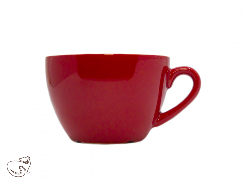 Albergo - чашка для чаю та кави 200 мл, багато кольорів, 1 шт - Barva: červená