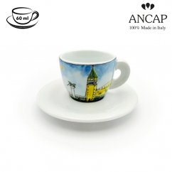 dAncap - чашка з блюдцем еспресо Venezia, квадратна, 60 мл