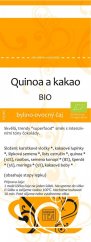 Quinoa s kakaem BIO – bylinný čaj, min. 50g