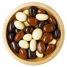 Almonds in mixed toppings, min. 100g