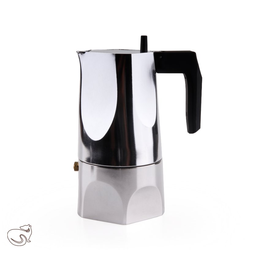 Alessi - Moka pot Ossidiana, coffee maker for 1-6 cups - Počet šálků: 3 (150ml)