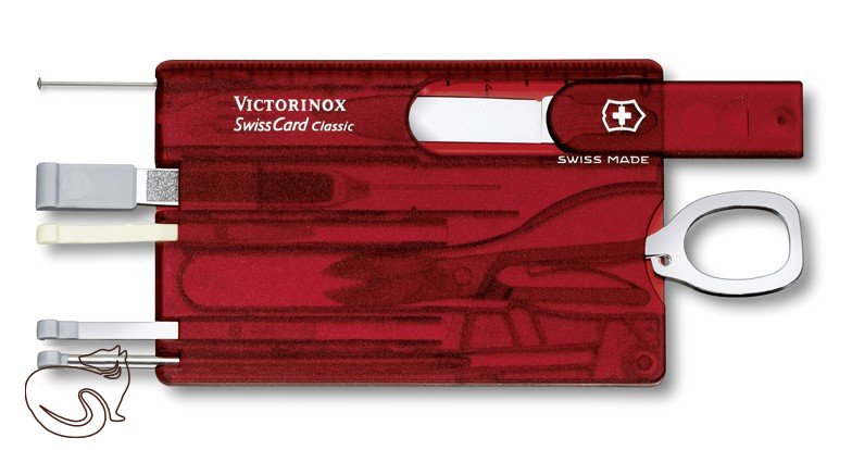 Karta Victorinox - SwissCard Classic červená