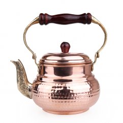 Nostos - tradiční konvička na čaj s důlky měděná, 1300 ml