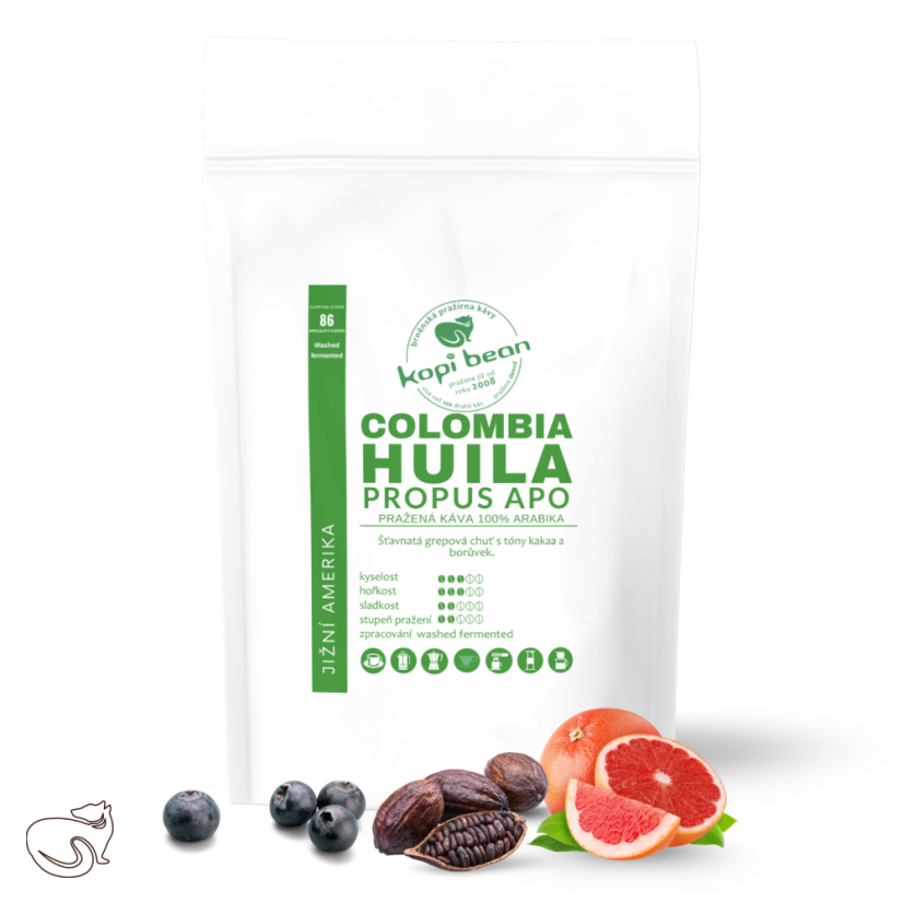 Colombia Huila - Propus APO, čerstvě pražená káva, min. 50 g