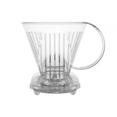 Clever Dripper - průhledný překapávač + 100ks filtrů, 500 ml