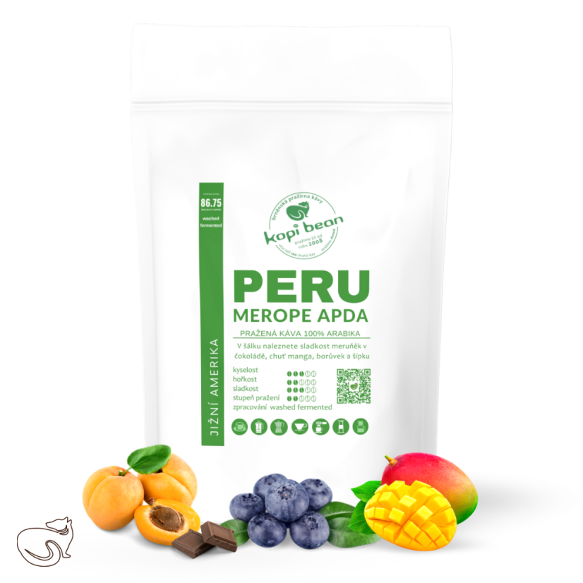 Peru La Chirimoya Merope - čerstvě pražená káva, min. 50 g